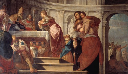 The Presentation of Christ in the Temple, and the Baptism of Christ, 1619-1622. Creator: Francis Cleyn.