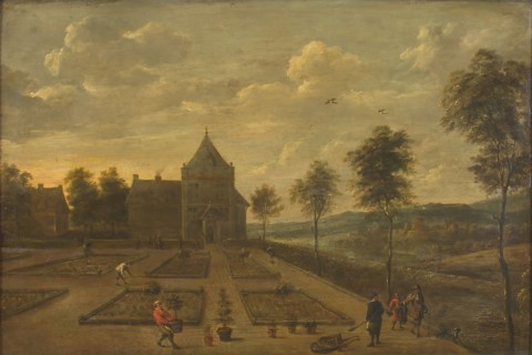 A Garden in front of a Country Seat, 1625-1690. Creator: David Teniers II.