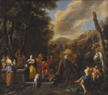 Rebecca and Eliezer at the Well;Abraham's Servant (Eliezer) Meets Rebecca at the Well, 1627-1679. Creator: Domenico Gargiulo.