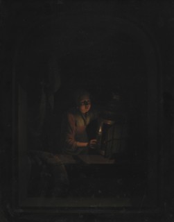 Girl with a Candle, 1628-1775. Creator: Unknown.