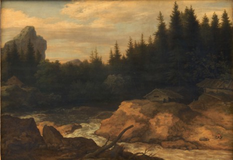 The River in the Pine Forest, 1636-1675. Creator: Allart van Everdingen.