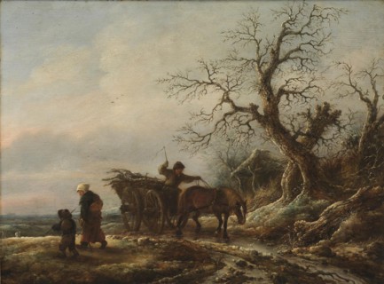 A Winter Scene, 1636-1649. Creator: Isaac van Ostade.