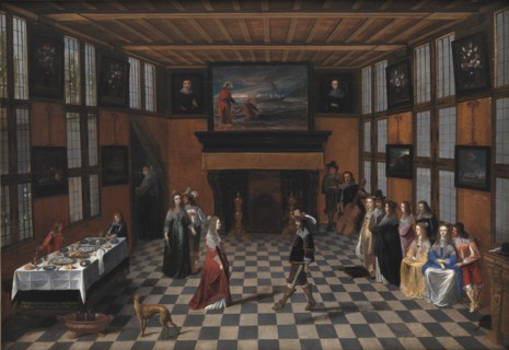 Dancing Party in an Interior, 1640-1649. Creator: Christoffel Jacobsz van der Laemen.