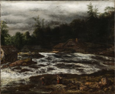 Mountain Scenery with Waterfall, 1641-1679. Creator: Jan van Kessel.