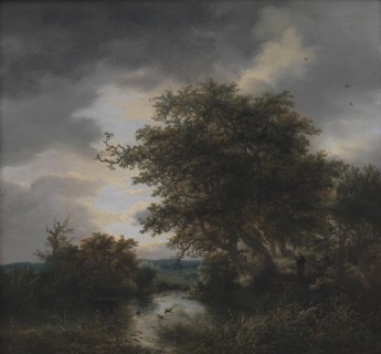 Oak Trees by a Pond, 1643-1682. Creator: Jacob van Ruisdael.