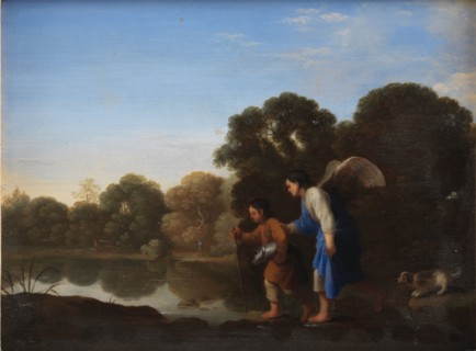 Young Tobiah and the Angel, 1645-1680. Creator: Toussaint Gelton.
