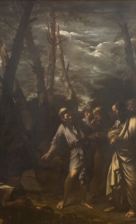 Diogenes Throwing away his Drinking Cup, 1651. Creator: Salvator Rosa.