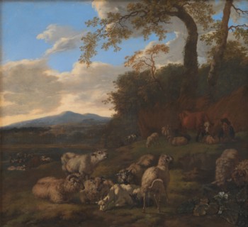 The Flock of Sheep, 1661. Creator: Jacob van der Does the Elder.