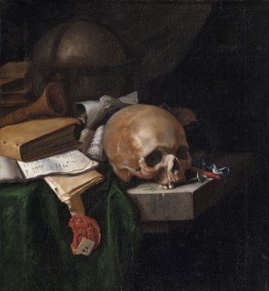 Vanitas Still Life, 1670. Creator: Pieter van der Willigen.