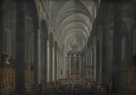 Interior of the Jesuit Church in Bruges, 1675-1721. Creator: Jacob Balthasar Peeters.