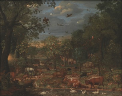 Paradise before the Fall of Man, 1690-1695. Creator: Franz Rosel von Rosenhof.