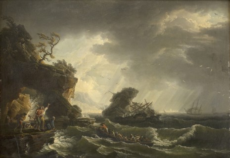 A Shipwreck, 1729-1789. Creator: Claude-Joseph Vernet.
