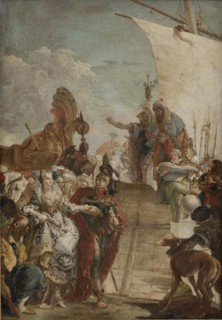 Anthony Leading Cleopatra on board, 1748-1750. Creator: Giovanni Battista Tiepolo.