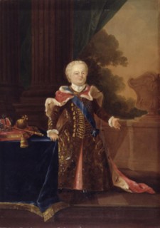 Ivan III or Ivan VI Antonovich. Full-length Portrait, 1750-1759. Creator: Wilhelm Andreas Müller.