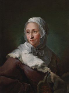 Portrait of Elisabeth Marie Fabritius, née d'Abbestée, 1752. Creator: Carl Gustaf Pilo.