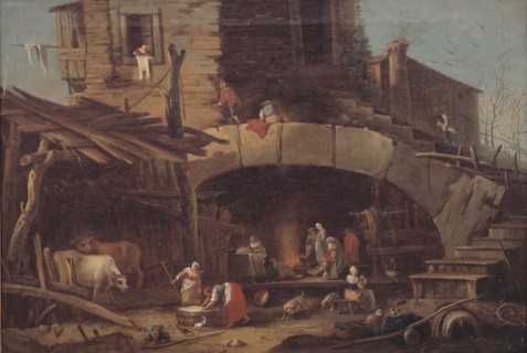 Rustic Scene, 1784-1834. Creator: Antonio Diziani.