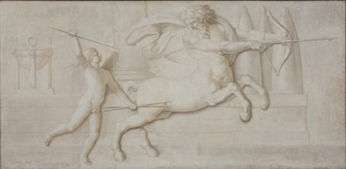 Achilles and the Centaur Cheiron, 1794-1798. Creator: Nicolai Abraham Abildgaard.