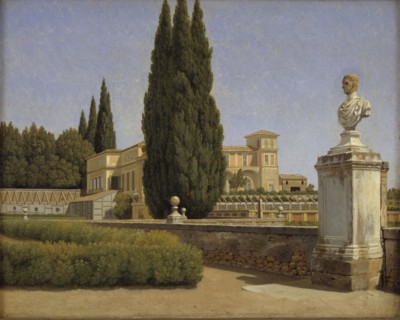 Villa Albani seen from the Garden, Rome, 1814-1816. Creator: CW Eckersberg.