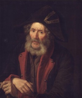 An old invalid; Portrait of a soldier, 1837-1838. Creator: Emil Baerentzen.