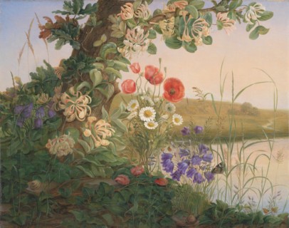 Flower piece, 1841. Creator: Christine Lovmand.