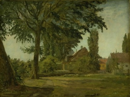 View of Falkonerallé outside Copenhagen, 1845-1847. Creator: Christen Kobke.