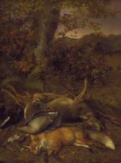 Dead game, 1846. Creator: Johan Laurentz Jensen.