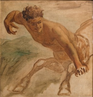Centaur, 1866. Creator: Ludvig Abelin Schou.