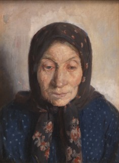 An Old Fisherman's Wife, 1874-1912. Creator: Anna Kirstine Ancher.