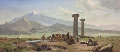 The Lydian Plain near Sardis, Asia Minor (Turkey), 1878. Creator: Harald Jerichau.
