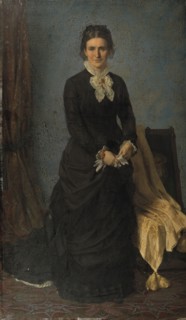 Kammerherreinde Caroline Amalie Meldahl, née Ræder, 1881. Creator: Jorgen Pedersen Roed.