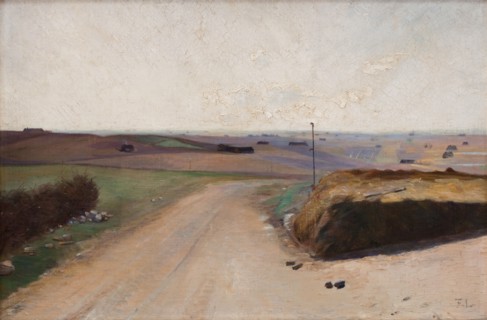 Landscape, Island of Mors, Jutland, 1893. Creator: Fridolin Johansen.
