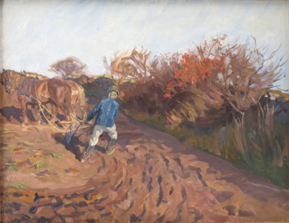 The Ploughman Turns, 1898-1902. Creator: Peter Hansen.