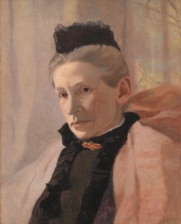 Frederikke von Scholten, née Arendrup, the Artist's Mother-in-Law, 1898-1902. Creator: Christian Mourier-Petersen.