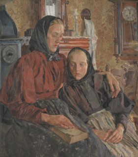 Sisters, 1898. Creator: Carl Wilhelmson.