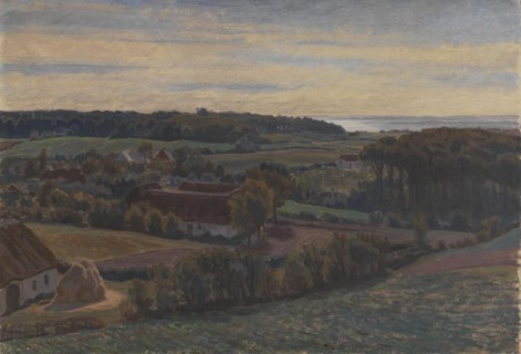 Autumn Landscape, 1916-1920. Creator: Peter Hansen.
