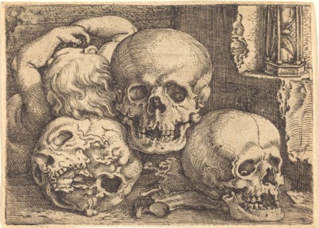 Child with Three Skulls, 1529. Creator: Barthel Beham.