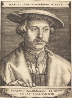Erasmus Balderman, 1535. Creator: Barthel Beham.