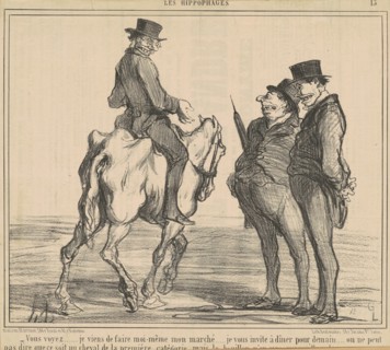 Vous voyez ... je viens de faire ... mon marché ..., 19th century. Creator: Honore Daumier.