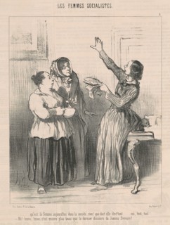 Qu'est la femme aujourd'hui dans la société ..., 19th century. Creator: Honore Daumier.
