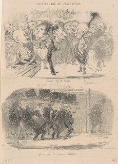 Soirée chez M. Dupin, 19th century. Creator: Honore Daumier.