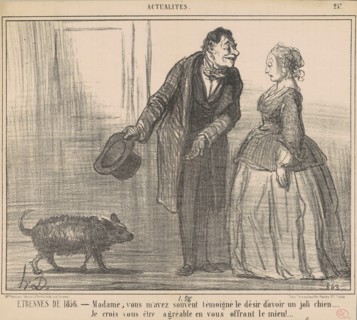 Etrennes de 1856 ..., 19th century. Creator: Honore Daumier.