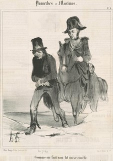 Comme on fait son lit on se couche, 19th century. Creator: Honore Daumier.