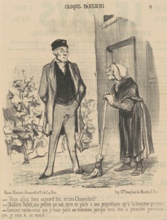 Vous allez bien aujourd'hui, M'sieu Chapoulard? ..., c1850s. Creator: Honore Daumier.