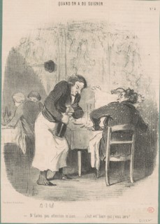 N'faites pas attention m'sieu ..., 19th century. Creator: Honore Daumier.