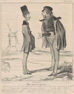 Une mine d'or qui dort, 19th century. Creator: Honore Daumier.