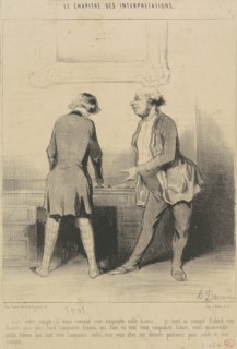 Voici votre comptre: Il vous revenait ..., 19th century. Creator: Honore Daumier.