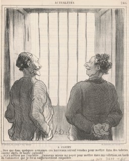 A Clichy, 19th century. Creator: Honore Daumier.
