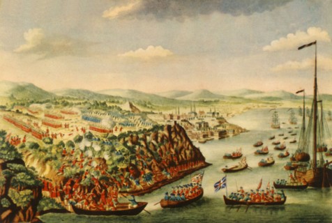 'A View of the Taking of Quebec, September 13th 1759', (1941).  Creator: Unknown.