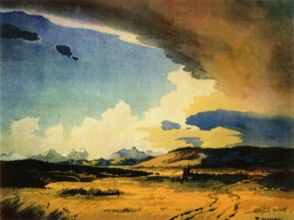 'Chinook in the Foothills: Alberta', 1941. Creator: R. Gissing.