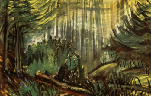 'A British Columbian Forest', 1941. Creator: Emily Carr.